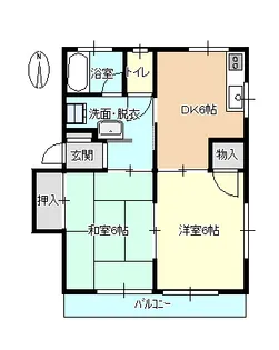 リキハイツ【2階】の間取り