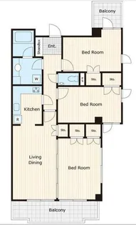 グランドヒルズ【3階】の間取り