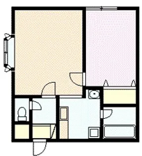 1LDKの間取り画像