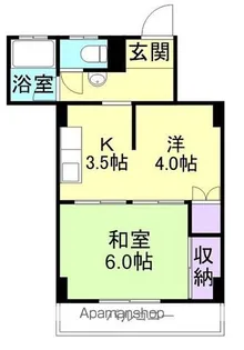 望洋マンション【4階】の間取り
