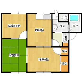 メゾン田辺【2階】の間取り