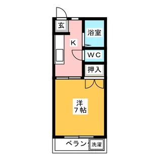 フォーブル大栄【2階】の間取り