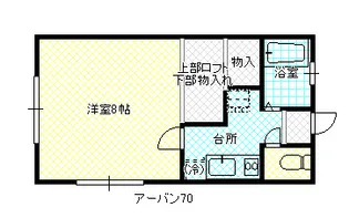 アーバン70【2階】の間取り