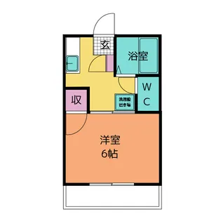 雅コーポB【2階】の間取り