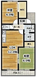 Lumius Higashimura B棟【2階】の間取り