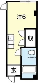 コーポレスパークサイド【3階】の間取り