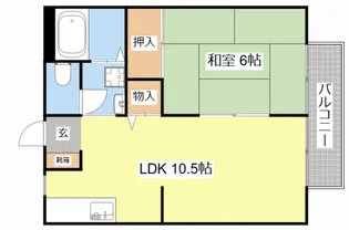 エクセルハイツ【2階】の間取り