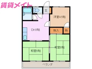 エイトマンション【3階】の間取り