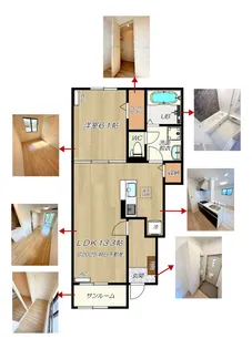 ソォンII棟【1階】の間取り