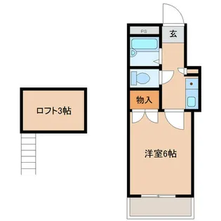 グランデコUNO花津留【1階】の間取り