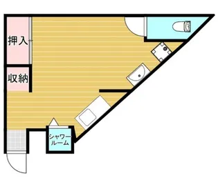 ハッピーテラス高見【2階】の間取り