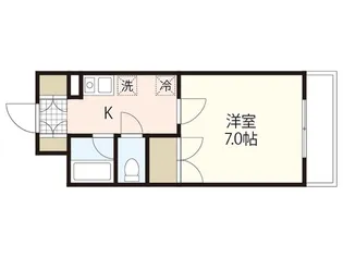 みなみまち【3階】の間取り