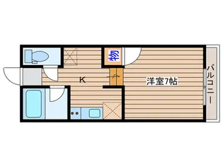 パートナーイン梅田【2階】の間取り