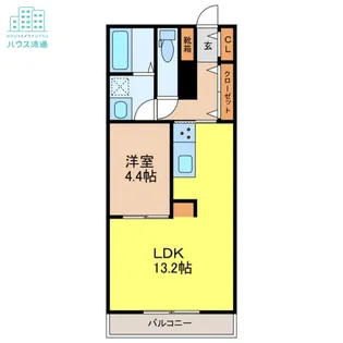 フォレスト平古場【2階】の間取り