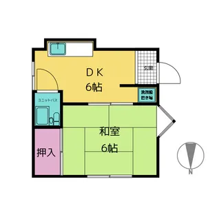 神谷ハイツ【3階】の間取り
