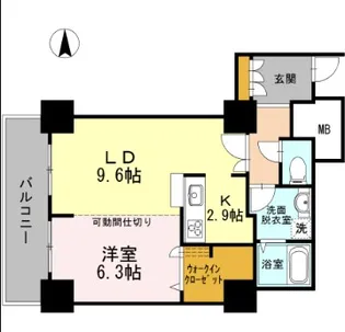 品川シーサイドビュータワーI【21階】の間取り