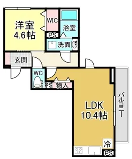 ラフィーネクローバー2【2階】の間取り