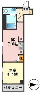スピカ東小岩【6階】の間取り