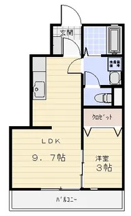 サウンドフェザー【1階】の間取り