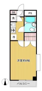 1Kの間取り画像