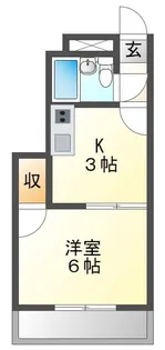 ベルシティコート【2階】の間取り