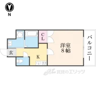 TIMUR九条【3階】の間取り