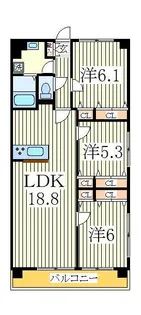 ホビアル・フェンテ【3階】の間取り