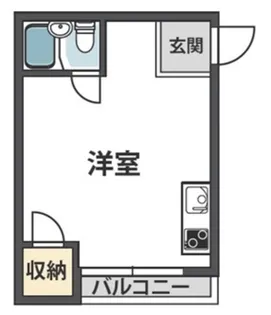 丸栄マンション【4階】の間取り
