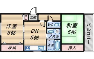 リバーサイドマンション・レオII【4階】の間取り