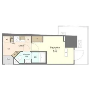 Alivis船橋East.West【12階】の間取り