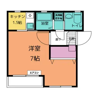 KシャトレーII【1階】の間取り