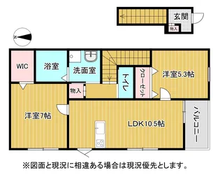 ピュアランド松森【2階】の間取り
