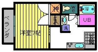 愛媛県宇和島市別当6【アパート】の間取り