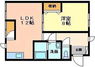 プリンセスA【3階】の間取り