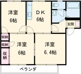 ドミール・エージェント【1階】の間取り