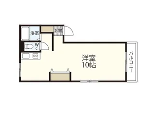 1Rの間取り画像