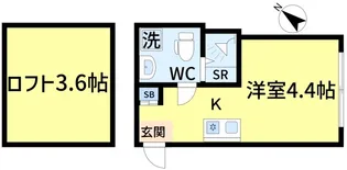 松島四丁目(4)【1階】の間取り