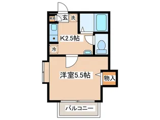 ベルデけやき【1階】の間取り