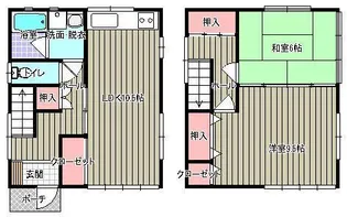 山形県山形市小荷駄町【一戸建】の間取り