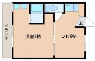 ヴィラナリー石山寺II【1階】の間取り