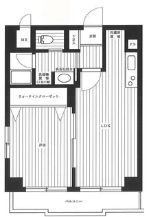 ルーブル野方参番館【8階】の間取り