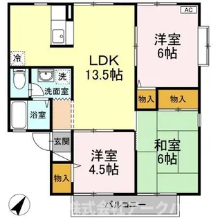 パラシオン115【2階】の間取り