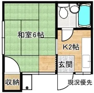 MYコート松江竹矢町【2階】の間取り