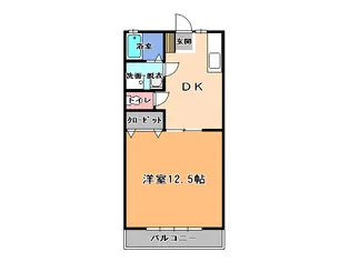アップリバー今泉【2階】の間取り