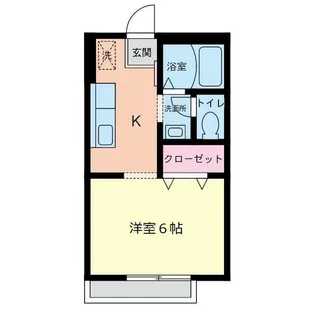 グローリーハウス【1階】の間取り