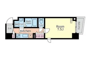 1Kの間取り画像