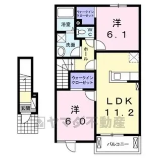 ネオ エレガンスC【2階】の間取り
