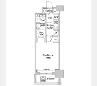 コンフォリア三田EAST【8階】の間取り