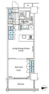 東京都新宿区新宿6【マンション】の間取り