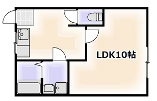 マミーハイツ【1階】の間取り